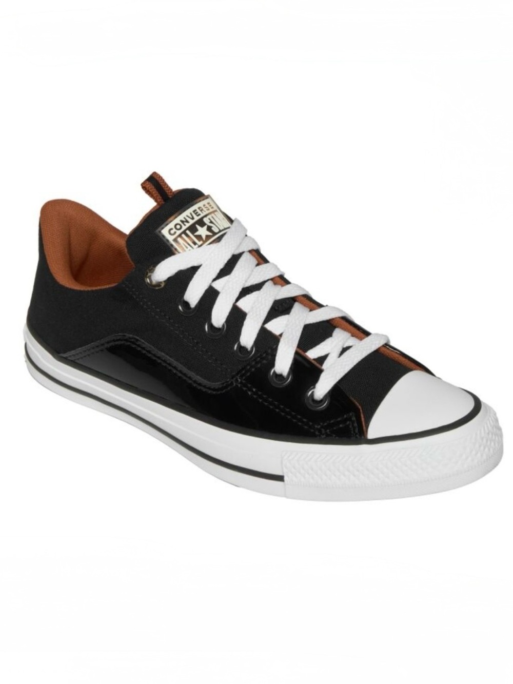 Converse Chuck Taylor All Star Rave Canvas And Patent Leather Sneakers Size 9